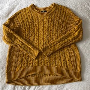 H&M mustard cable Sweater - size S